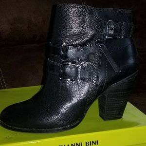Black ankle boots